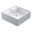 Imagen de Lavatorio apoyo cuadrado 38x38x13  blanco DMC