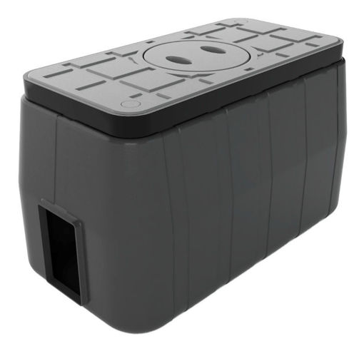 Imagen de Nicho ose PVC p/medidor de agua con visor INPLAST