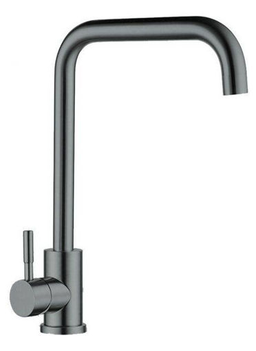 Imagen de Grifo mesa salida alta acero inox. grafito vector GC