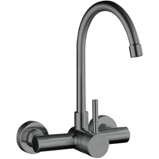 Imagen de Grifo pared salida alta 20cm celtic grafito GC