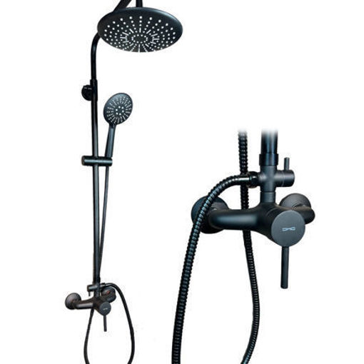 Imagen de Barral bañera exterior monoc. milano negro mate DMC