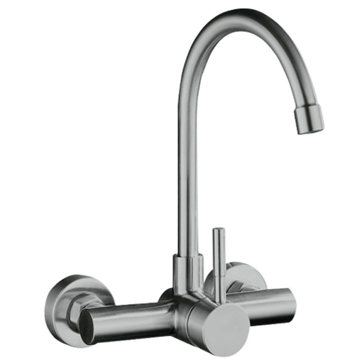 Imagen de Grifo pared salida alta 20cm celtic INOX GC