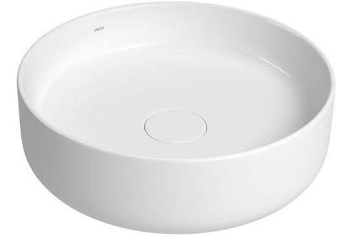 Imagen de LAVATORIO  APOYO REDONDO 40 VALV. OCULTA BLANCO DECA