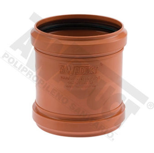 Imagen de MANGUITO 160 POLIPROPILENO DESAGUE NEGRO JE RIGID