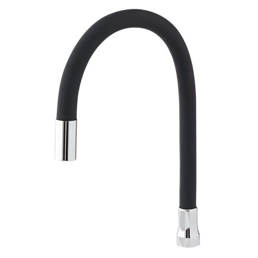 Imagen de PICO FLEXIBLE PARA GRIFO COCINA NEGRO SNAKE/DMC