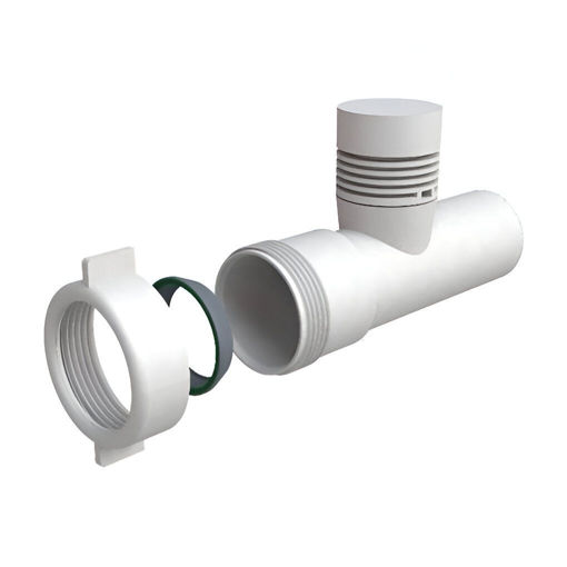 Imagen de VALVULA AIREACION 40 ABS BLANCO  BONOMINI