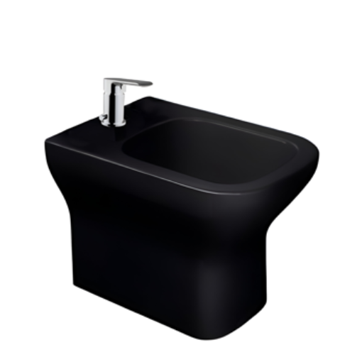 Imagen de Bidet axis 1 perforación negro mate DECA