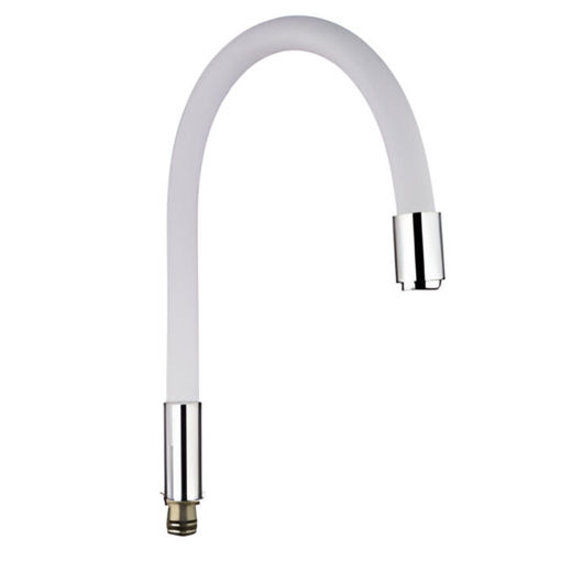 Imagen de Pico flexible para grifo de cocina blanco Snake/DMC