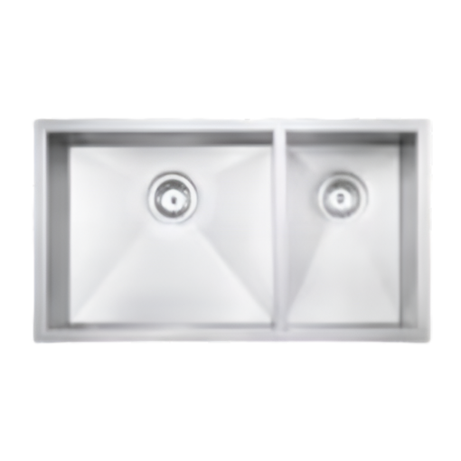 Imagen de Pileta y media  76x42x23 acero inox Handmade DMC