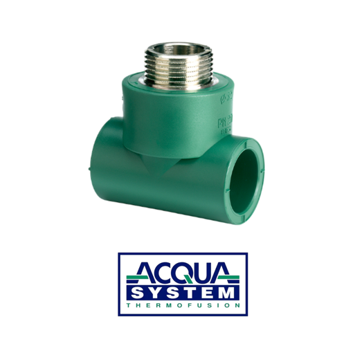 Imagen de Tees Rosca Macho ACQUASYSTEM (VER OPCIONES)▼