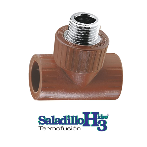 Imagen de Tees Rosca Metal Macho SALADILLO (VER OPCIONES)▼