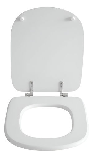 Imagen de TAPA INODORO BARI BLANCO SLOW CLOSE FERRUM