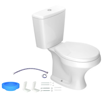 Imagen de Kit Ravena inodoro c/cisterna+tapa+conexiones blanco DECA