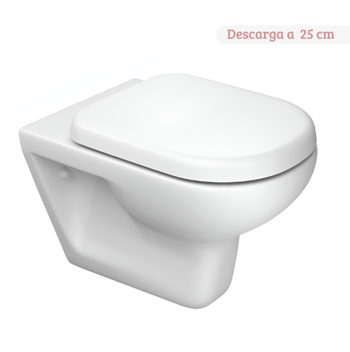 Imagen de Inodoro suspendido blanco Vogue DECA