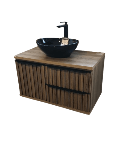 Imagen de Mueble Vanitory 60 cm s/bacha Cecilia Nogal c/patas Fabribam